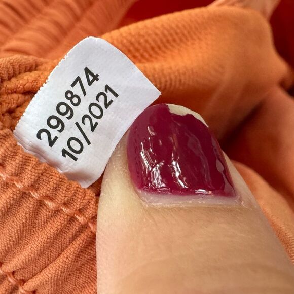 OUTDOOR VOICES Women's Rectrek Pants In Sierra Orange Size Medium - Picture 10 of 10